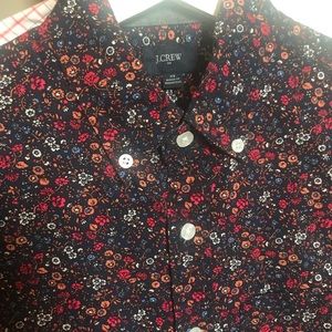 Men’s XS J. Crew Button Down Floral Shirt